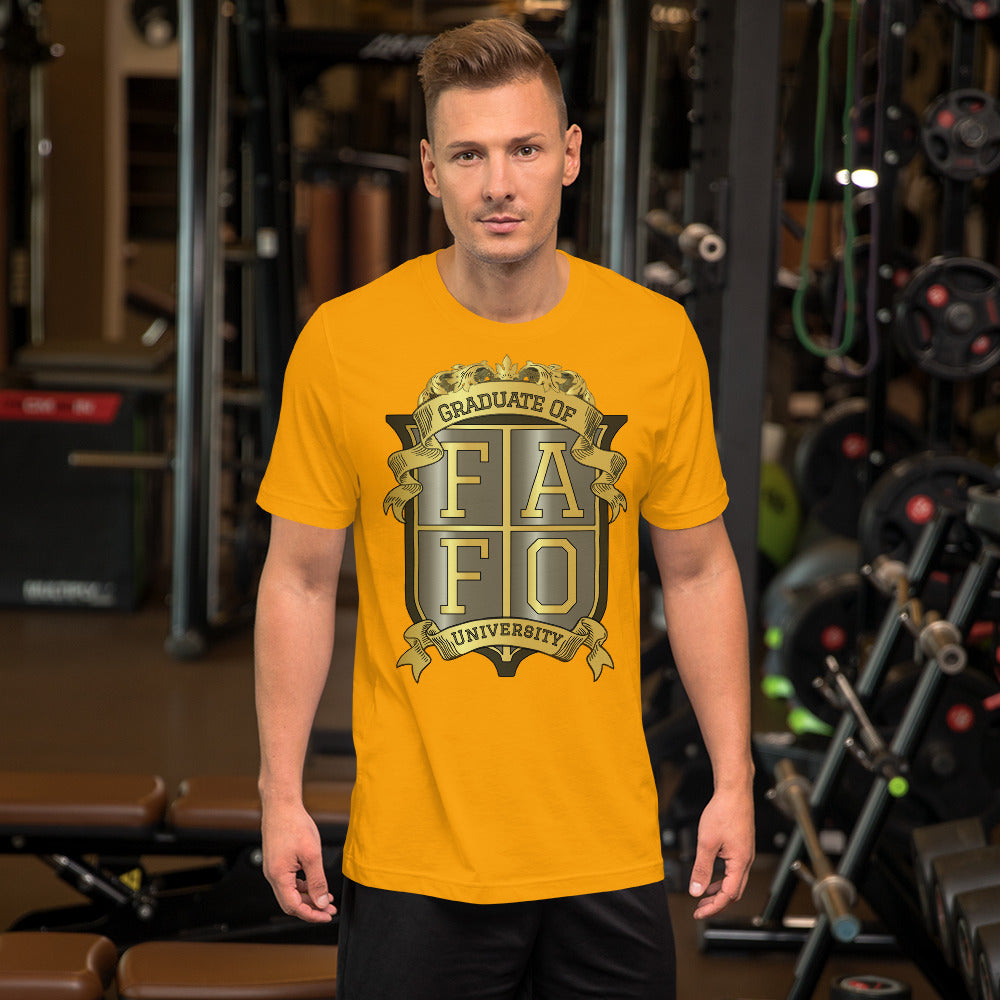 FAFO University Color Chest Plate Unisex t-shirt