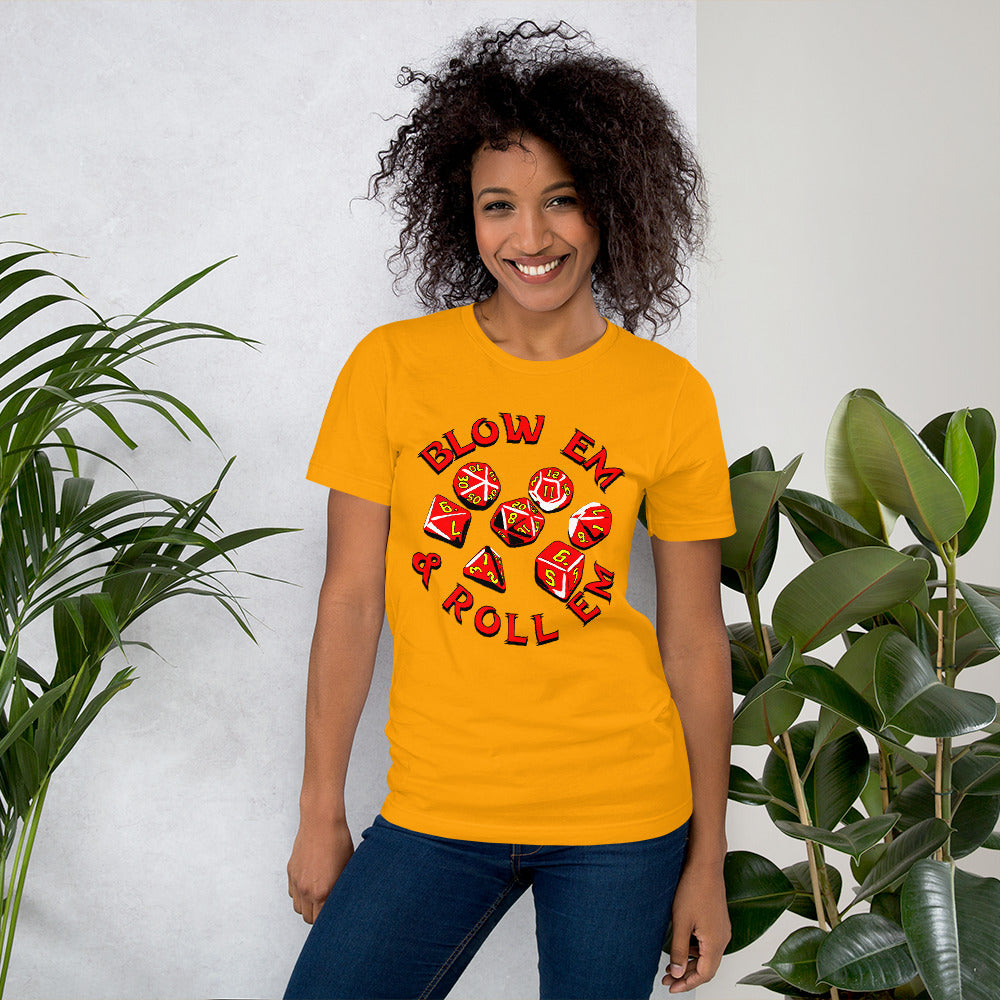 Blow 'Em & Roll 'Em Unisex t-shirt