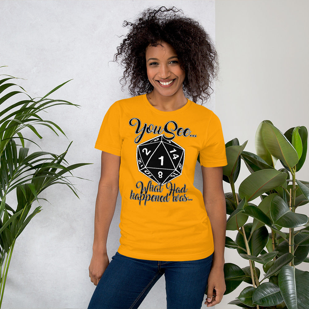 Nat 1 DD Unisex t-shirt
