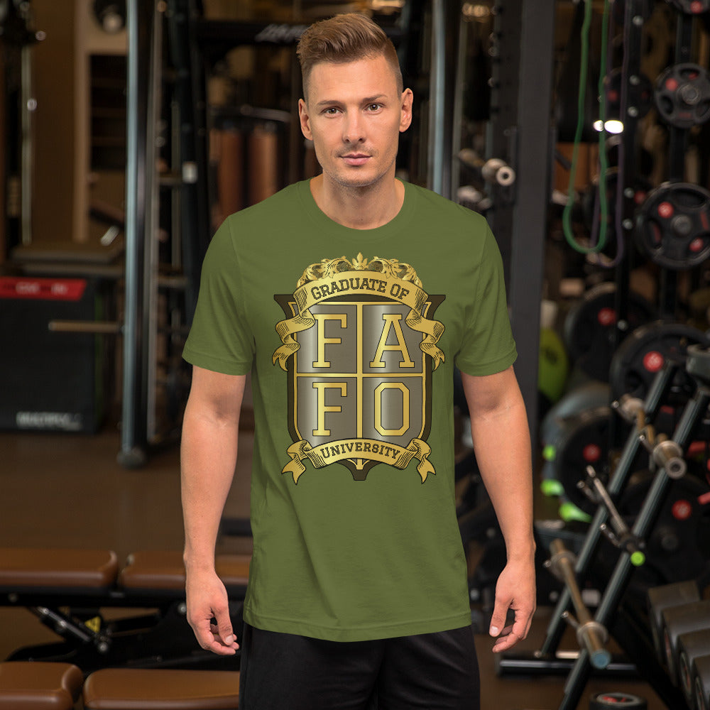 FAFO University Color Chest Plate Unisex t-shirt