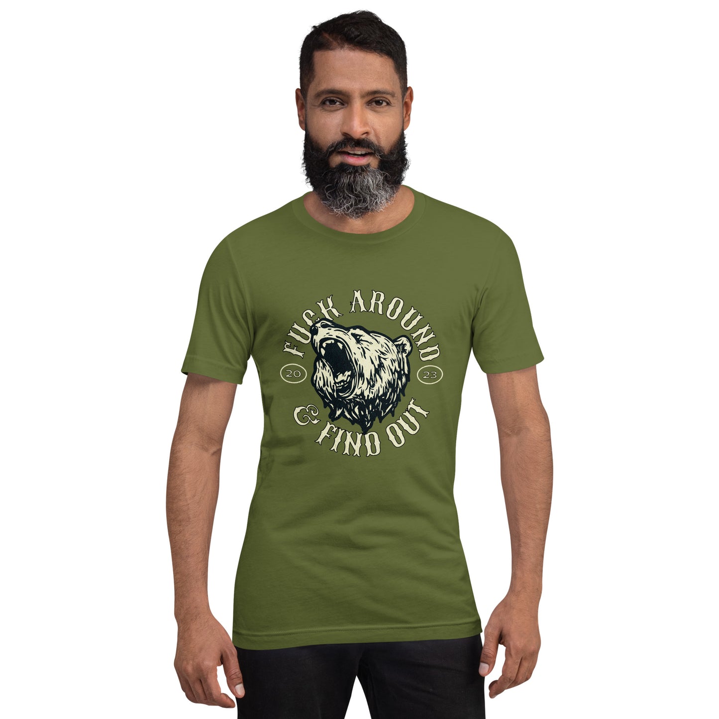 Angry Bear Unisex t-shirt