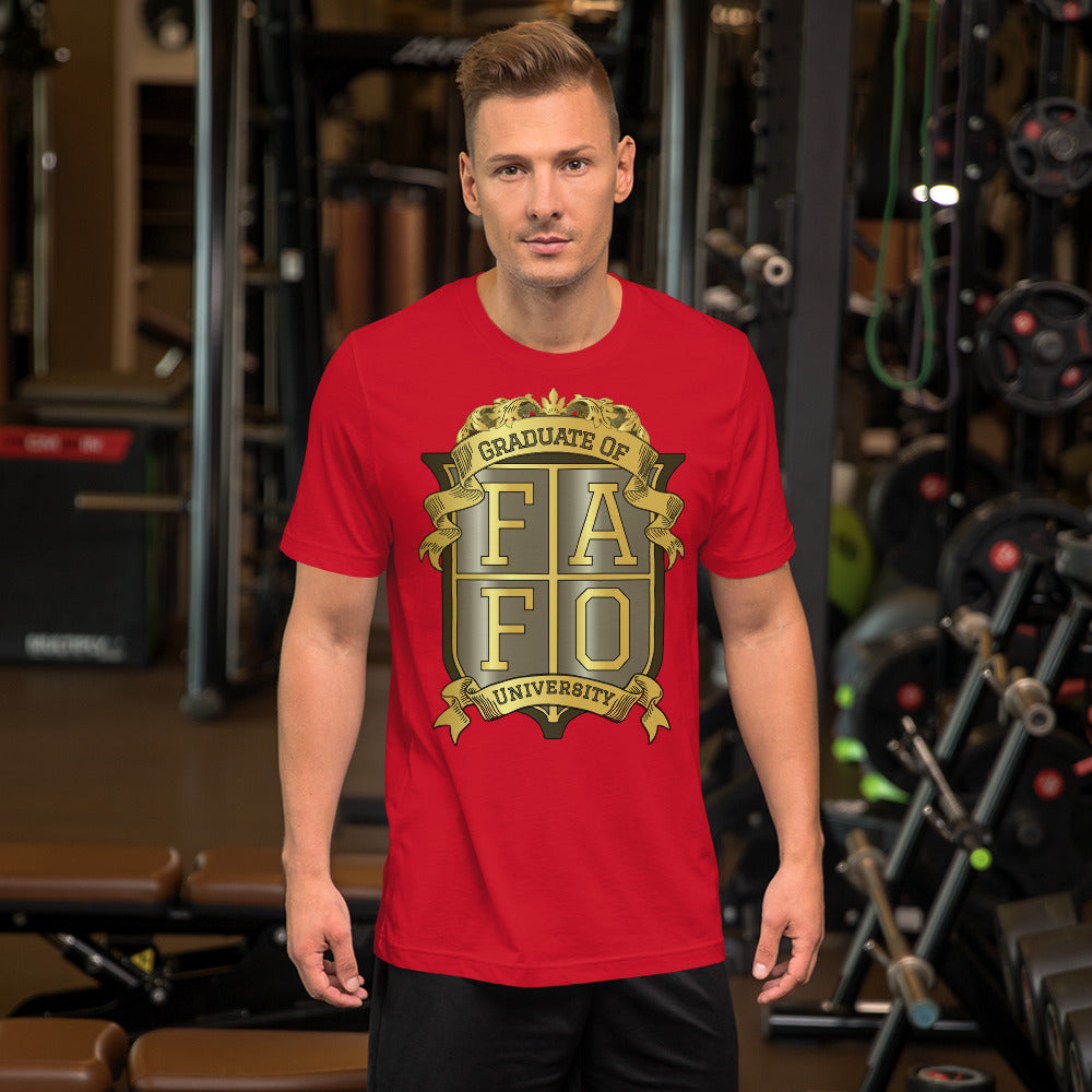 FAFO University Color Chest Plate Unisex t-shirt