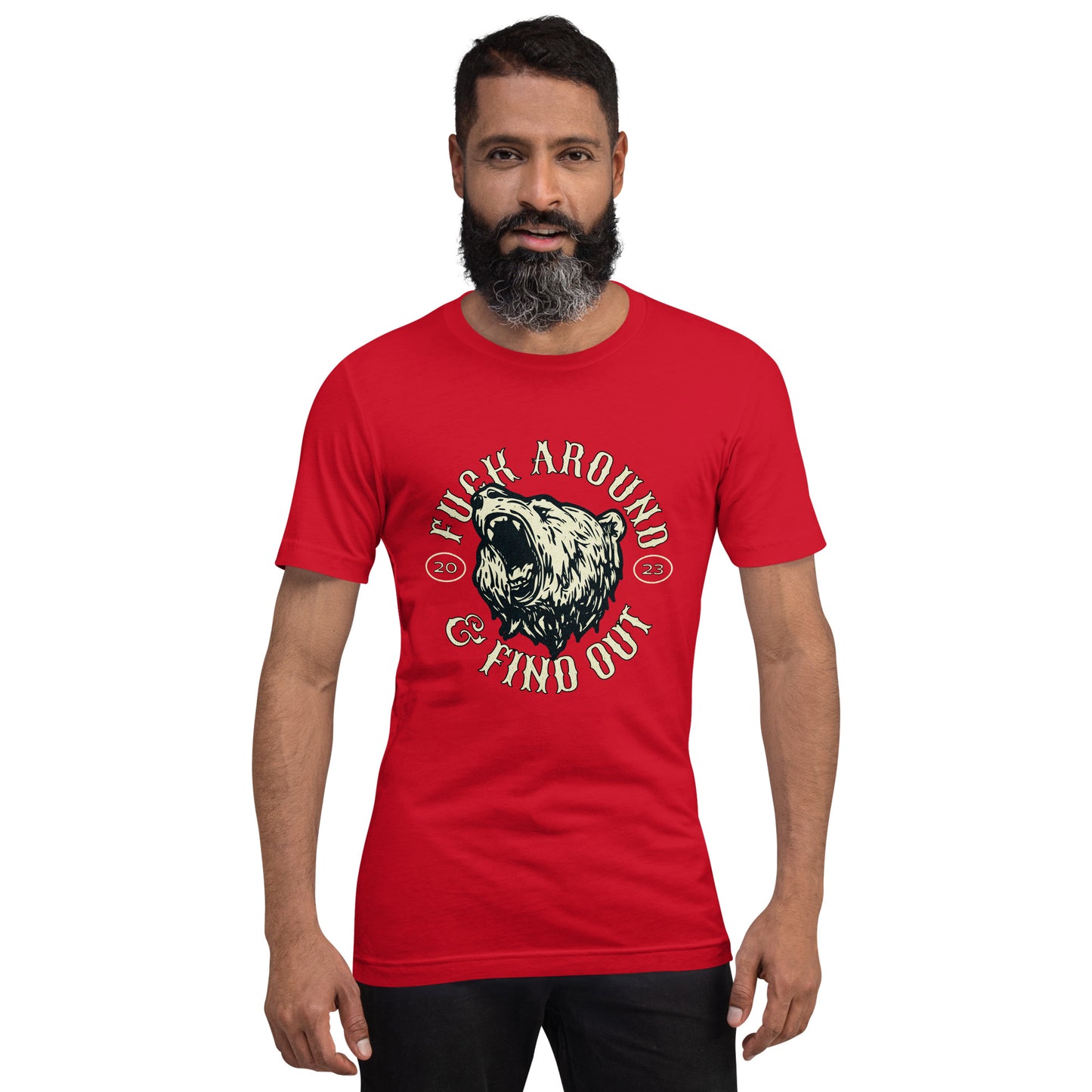Angry Bear Unisex t-shirt