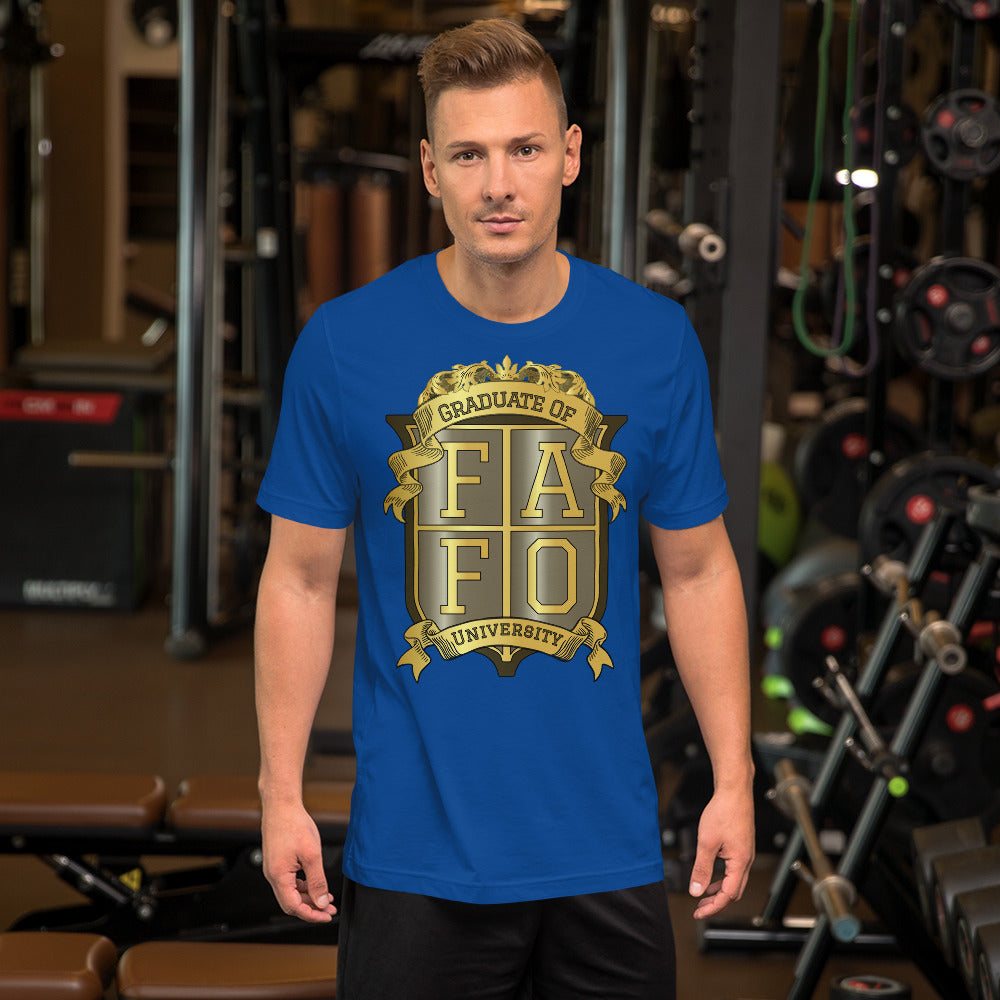 FAFO University Color Chest Plate Unisex t-shirt