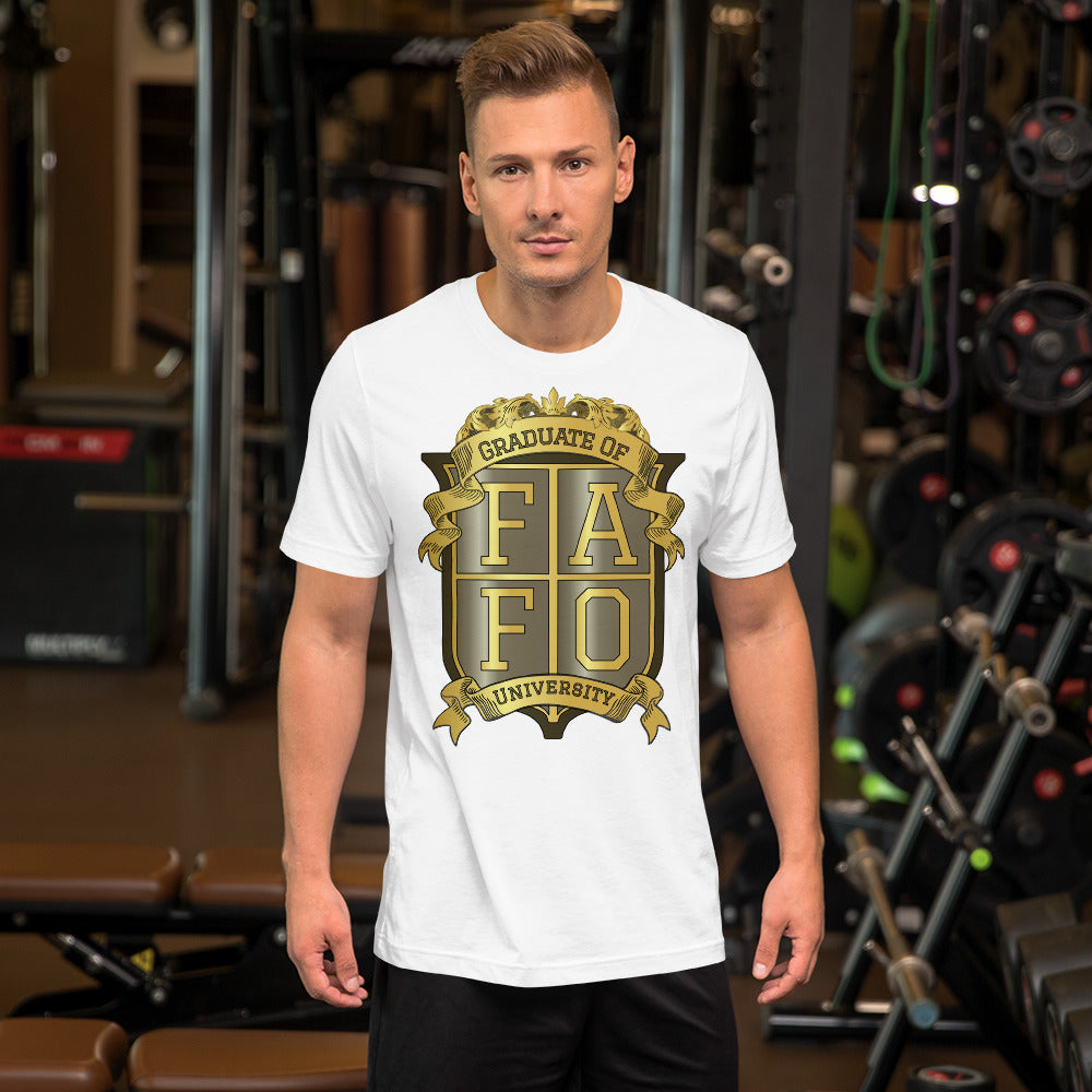 FAFO University Color Chest Plate Unisex t-shirt