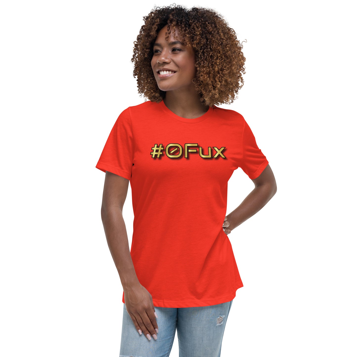 #0Fux Color Logo Women's Relaxed T-Shirt